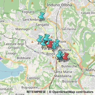 Mappa Via Gian Domenico Romagnosi, 21100 Varese VA, Italia (1.10067)