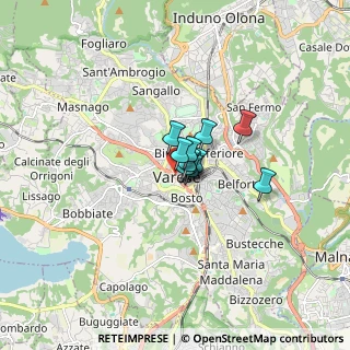 Mappa Piazza del Podestà, 21100 Varese VA, Italia (0.64091)