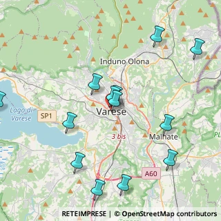 Mappa Via Walter Marcobi, 21100 Varese VA, Italia (4.53615)