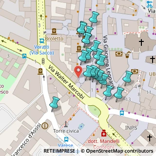 Mappa Piazza del Podestà, 21100 Varese VA, Italia (0.0495)