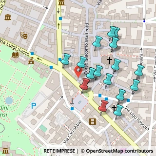 Mappa Piazza del Podestà, 21100 Varese VA, Italia (0.1165)