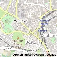 Kaart Varese