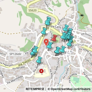 Mappa Via Val di Ronco, 38033 Cavalese TN, Italia (0.2005)