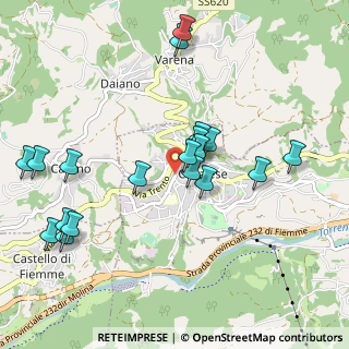 Mappa Via Val di Ronco, 38033 Cavalese TN, Italia (1.02263)