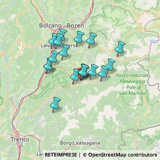 Mappa Via Val di Ronco, 38033 Cavalese TN, Italia (11.05222)