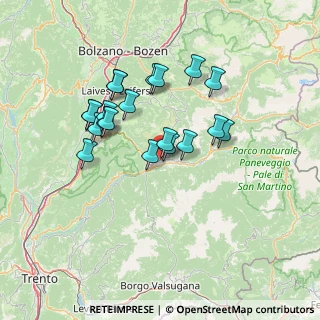 Mappa Via Val di Ronco, 38033 Cavalese TN, Italia (12.0765)