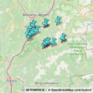 Mappa Via Val di Ronco, 38033 Cavalese TN, Italia (11.229)