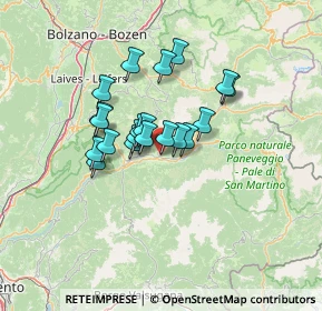 Mappa Via Vallusella, 38038 Tesero TN, Italia (9.6095)