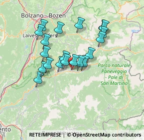 Mappa Via Vallusella, 38038 Tesero TN, Italia (11.8735)
