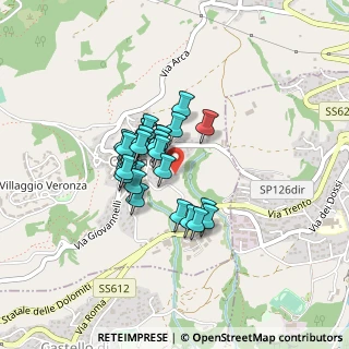 Mappa Via Coltura, 38033 Carano TN, Italia (0.27931)