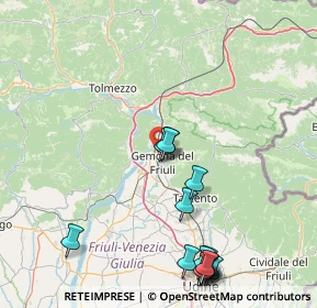 Mappa Via Canciole, 33013 Gemona del Friuli UD, Italia (19.54867)