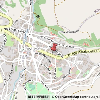 Mappa Piazza Italia, 11, 38033 Cavalese, Trento (Trentino-Alto Adige)