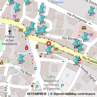 Mappa Piazza Giuseppe Verdi, 38033 Cavalese TN, Italia (0.0975)