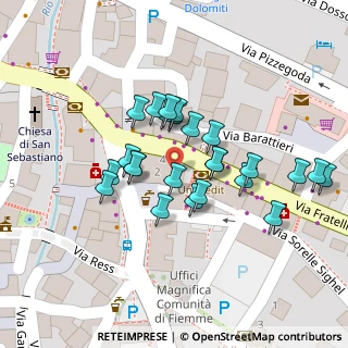 Mappa Piazza Scopoli, 38033 Cavalese TN, Italia (0.032)