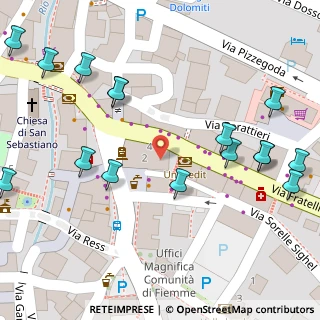 Mappa Piazza Giuseppe Verdi, 38033 Cavalese TN, Italia (0.1015)