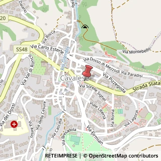 Mappa Via Fratelli Bronzetti, 10, 38033 Cavalese, Trento (Trentino-Alto Adige)