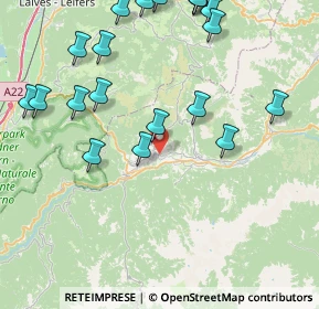 Mappa Via Fratelli Bronzetti, 38033 Cavalese TN, Italia (10.0455)