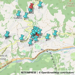 Mappa Via Sighel, 38033 Cavalese TN, Italia (0.89)