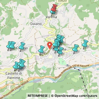 Mappa Via Nazionale, 38033 Cavalese TN, Italia (1.02579)