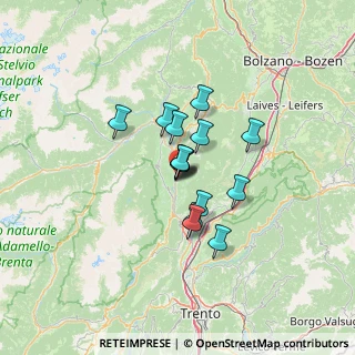 Mappa Via della Cooperazione, 38012 Predaia TN, Italia (8.334)