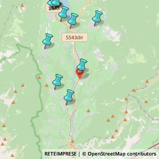Mappa Via della Cooperazione, 38012 Predaia TN, Italia (5.92538)