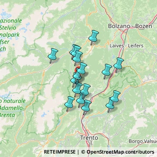 Mappa Via Pausa, 38012 Predaia TN, Italia (10.44444)