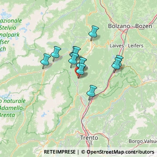 Mappa Via Pausa, 38012 Predaia TN, Italia (9.44167)