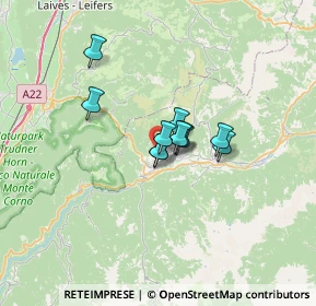 Mappa Via Paredon, 38033 Carano TN, Italia (3.60545)