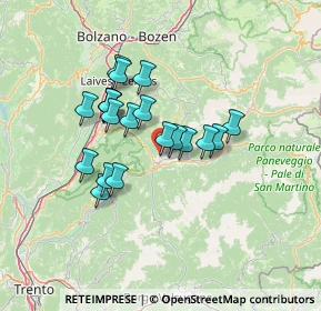 Mappa Via Paredon, 38033 Carano TN, Italia (10.741)