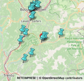 Mappa Via Paredon, 38033 Carano TN, Italia (16.794)