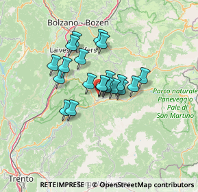 Mappa Via Paredon, 38033 Carano TN, Italia (9.0835)