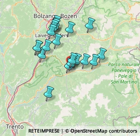 Mappa Via Paredon, 38033 Carano TN, Italia (11.689)