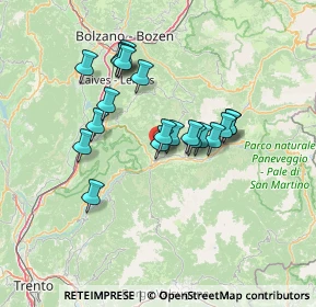 Mappa Via Paredon, 38033 Carano TN, Italia (11.294)