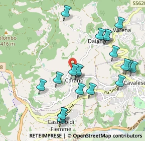 Mappa Via Paredon, 38033 Carano TN, Italia (1.051)