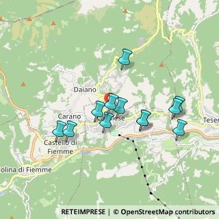 Mappa Vicolo Longo, 38033 Cavalese TN, Italia (1.60667)