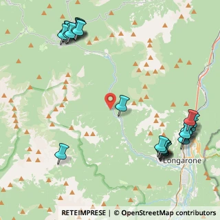 Mappa Val di Zoldo, 32013 Longarone BL, Italia (5.7444)