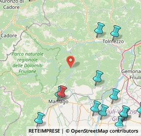 Mappa 33090 Tramonti di Sopra PN, Italia (25.435)