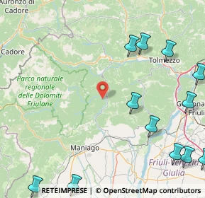 Mappa 33090 Tramonti di Sopra PN, Italia (24.8675)