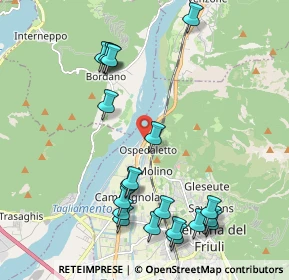 Mappa Via Venzone, 33013 Gemona del Friuli UD, Italia (2.3055)