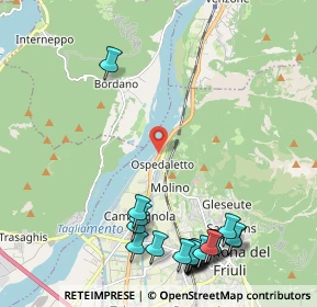 Mappa Via Venzone, 33013 Gemona del Friuli UD, Italia (2.7595)