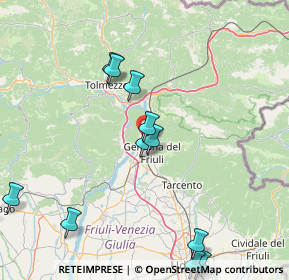 Mappa Via Venzone, 33013 Gemona del Friuli UD, Italia (17.69636)