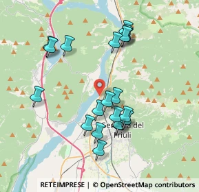 Mappa Via delle Roste, 33013 Gemona del Friuli UD, Italia (3.587)