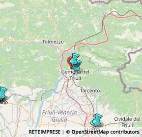 Mappa Via delle Roste, 33013 Gemona del Friuli UD, Italia (34.44235)