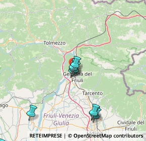 Mappa Via delle Roste, 33013 Gemona del Friuli UD, Italia (18.34636)