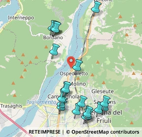 Mappa Via delle Roste, 33013 Gemona del Friuli UD, Italia (2.302)