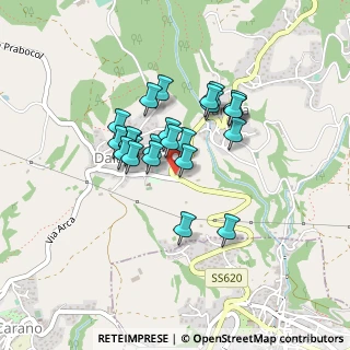 Mappa Via S. Tommaso, 38033 VILLE DI FIEMME TN, Italia (0.3125)