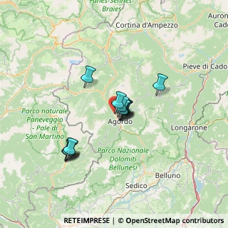 Mappa Via Andrea Brustolon, 32027 Taibon Agordino BL, Italia (10.06857)