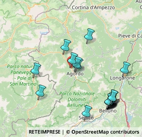 Mappa Via Andrea Brustolon, 32027 Taibon Agordino BL, Italia (18.3155)