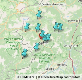 Mappa Via Andrea Brustolon, 32027 Taibon Agordino BL, Italia (10.65909)