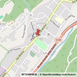 Mappa Via Alfieri, 2, 23033 Grosio, Sondrio (Lombardia)